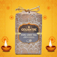 Earl Grey  Black Tea - Royal Brocade Cloth Bag