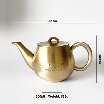 Golden Attractive Gold-Plated EPNS Tea Pot