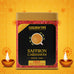 Saffron Cardamom Exotic Chai India's Authentic Spiced Tea - Tin Can (Free Exotic Darjeeling Tea 35g)