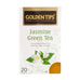 Natural Jasmine Green Tea 100% Authentic with Fresh jasmine Petals -30 gm (20 cups) - Golden Tips Tea (India)